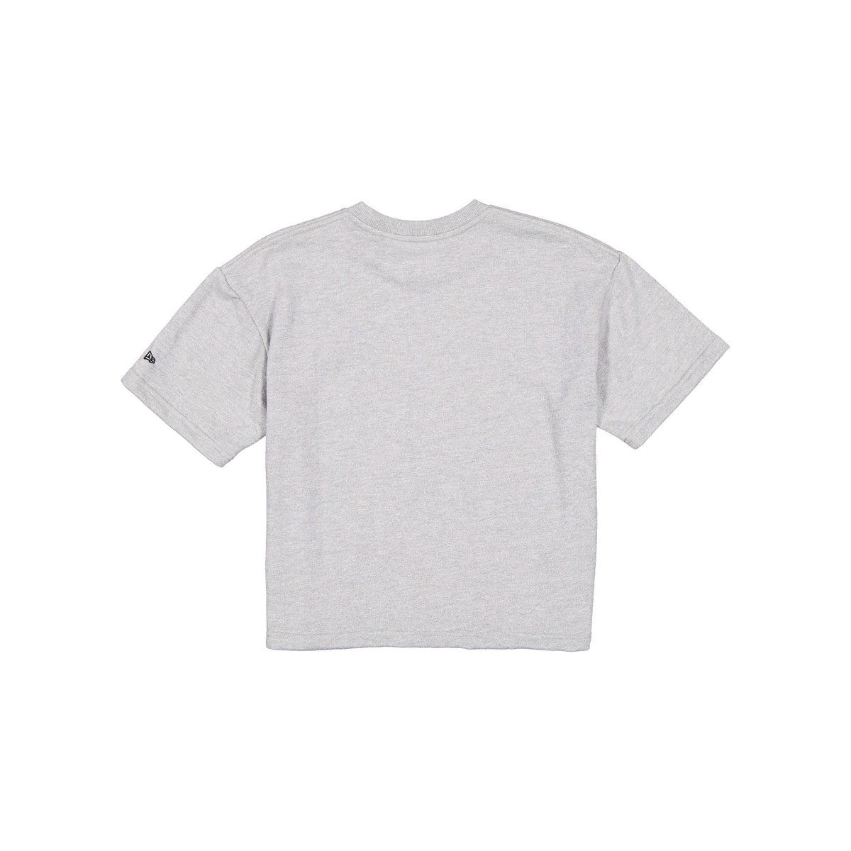 New York Yankees Glam Game Women's Cropped Heather Gray T-Shirt