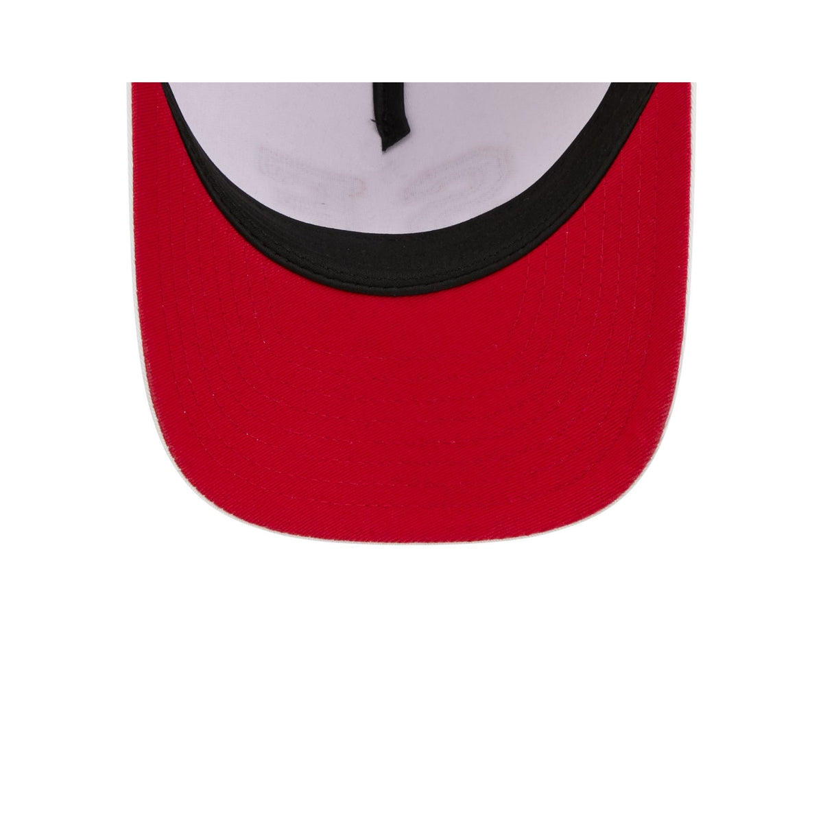 San Francisco 49ers Optic White Felt Logo Women's 9FORTY M-Crown A-Frame Trucker Hat