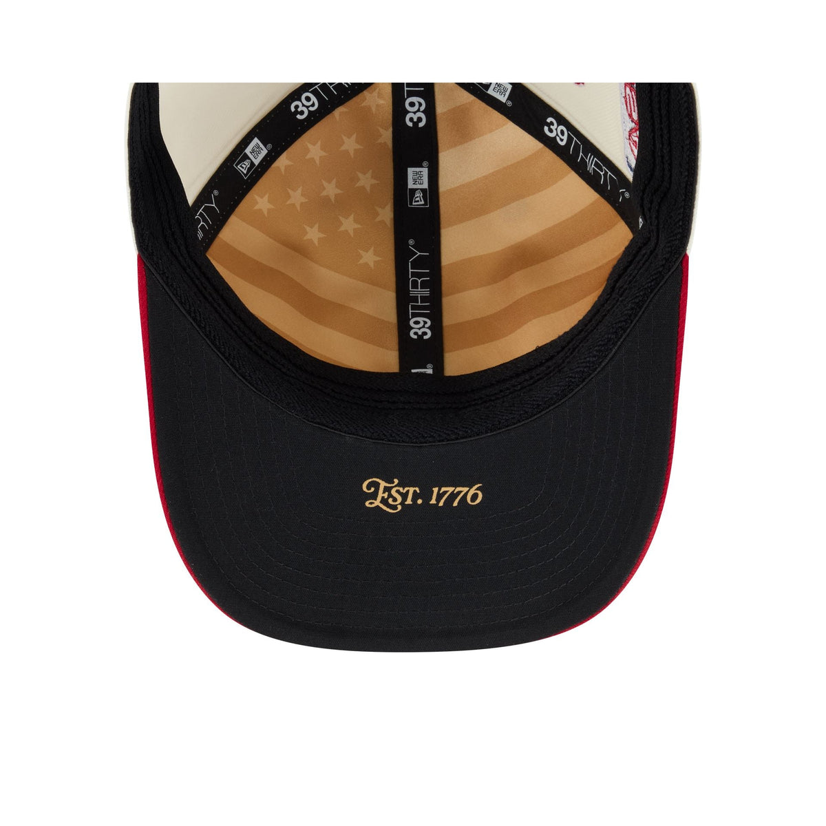 Pittsburgh Pirates Independence Day 2026 39THIRTY M-Crown Stretch Fit Hat