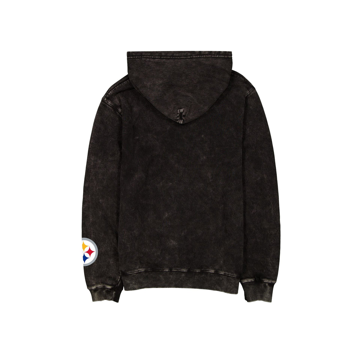 Pittsburgh Steelers Logo Washed Black Hoodie