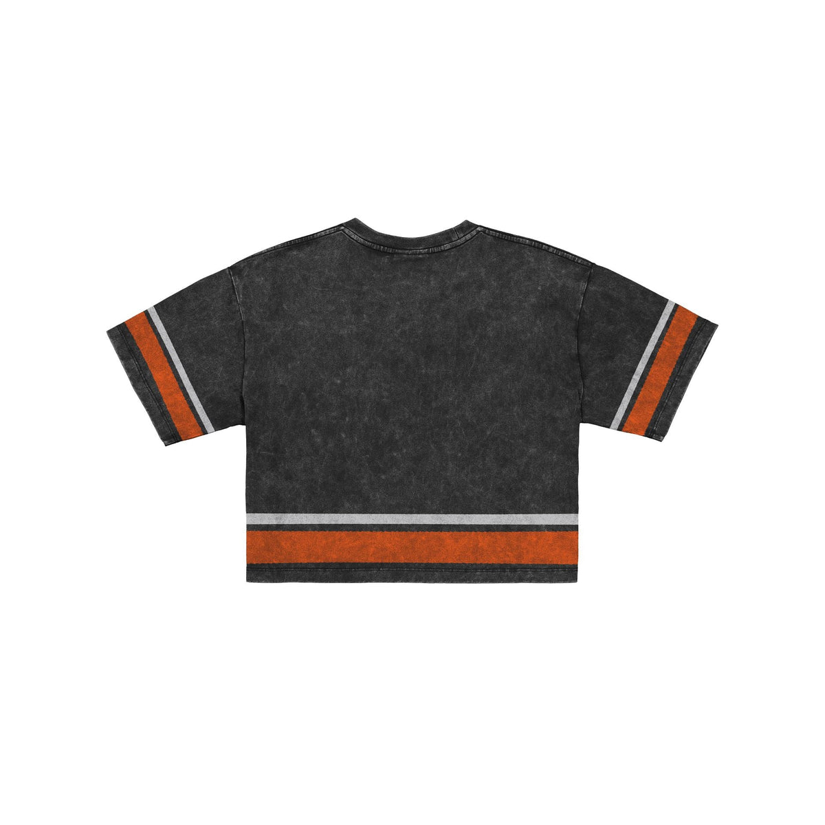 Houston Astros Women's Vintage Stripe Cropped T-Shirt