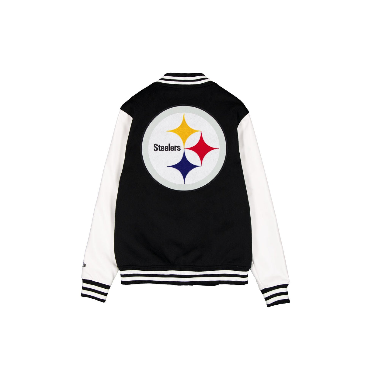Pittsburgh Steelers Black & White Varsity Jacket