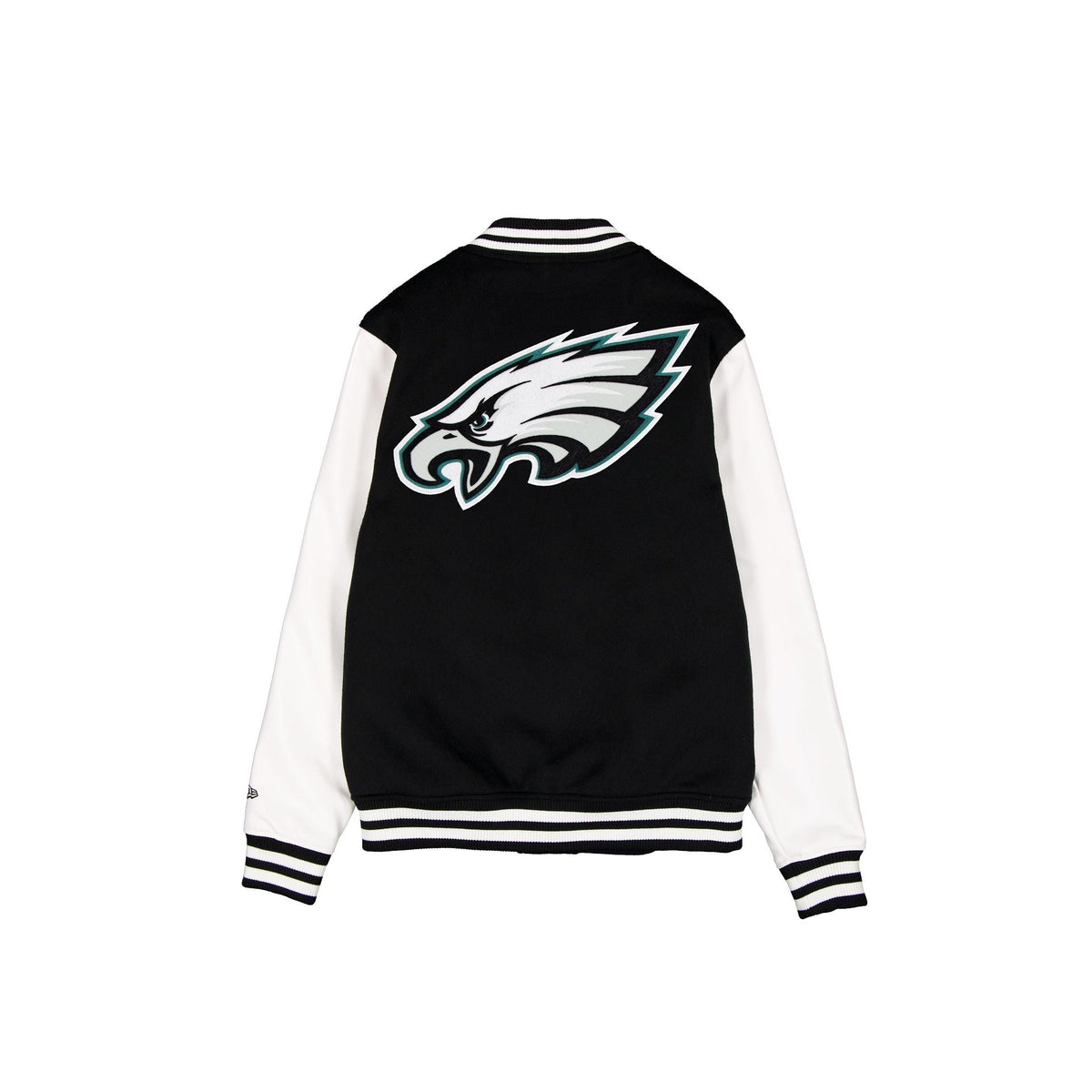 Philadelphia Eagles Black & White Varsity Jacket