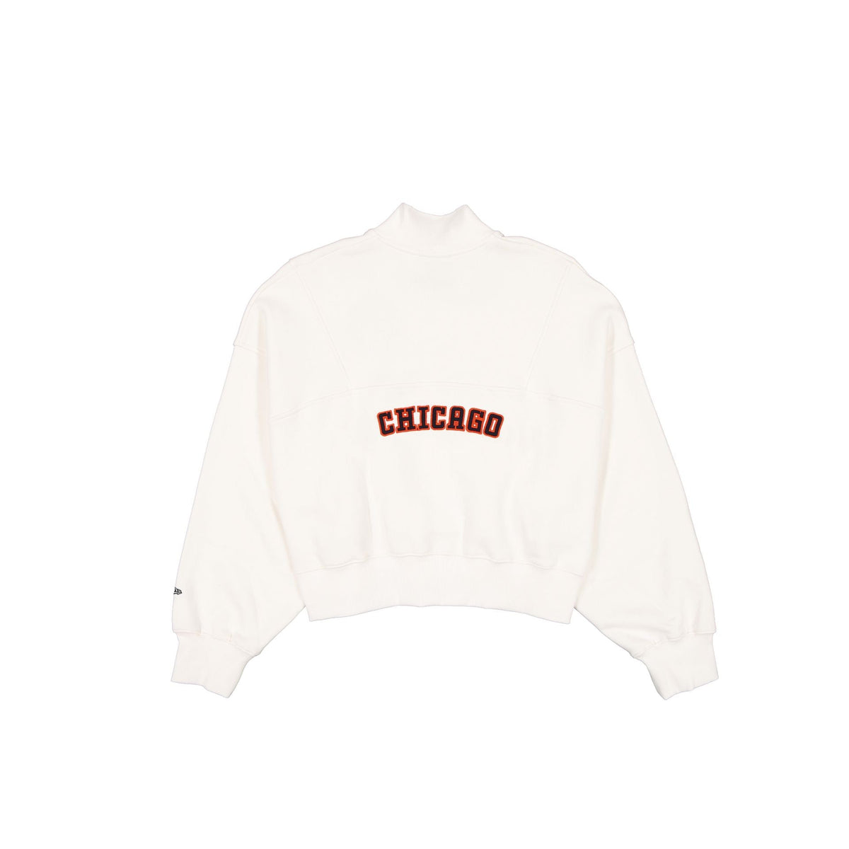 Chicago Bears Women's Chrome White Quarter Zip