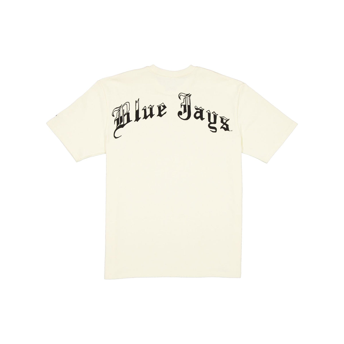 Toronto Blue Jays Gothic Lettering Chrome White T-Shirt