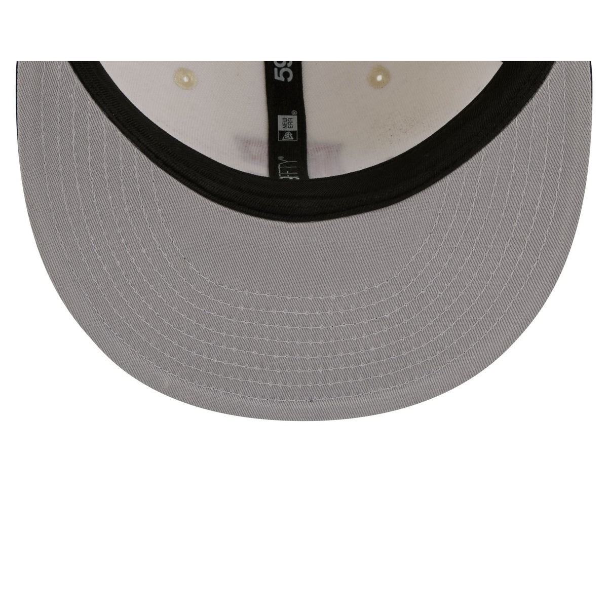 Cleveland Guardians Chrome White Basic 59FIFTY Fitted Hat