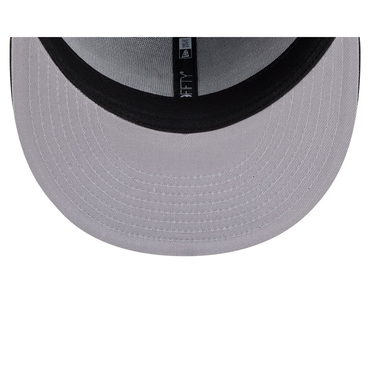 Atlanta Braves Black and White Basic 59FIFTY Fitted Hat