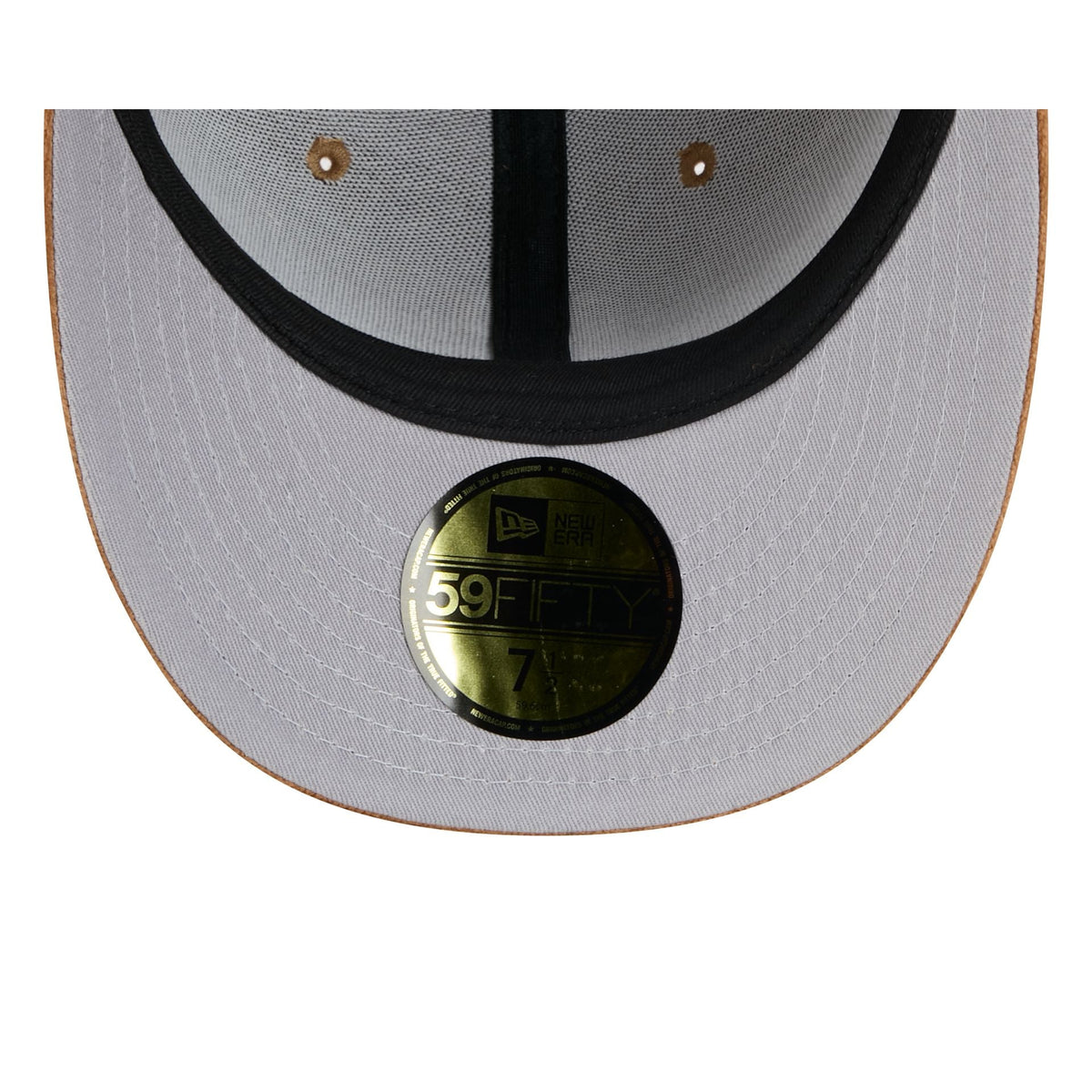 New York Mets Moon Brisbane Moss Brown Visor 59FIFTY Fitted Hat