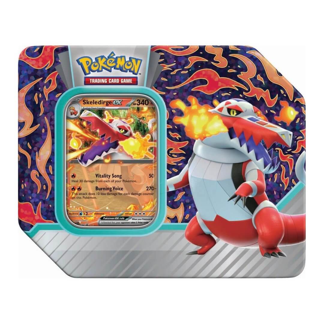 🔥2026 Christmas Gift🎄 Paldea Partners Tin (Skeledirge ex)