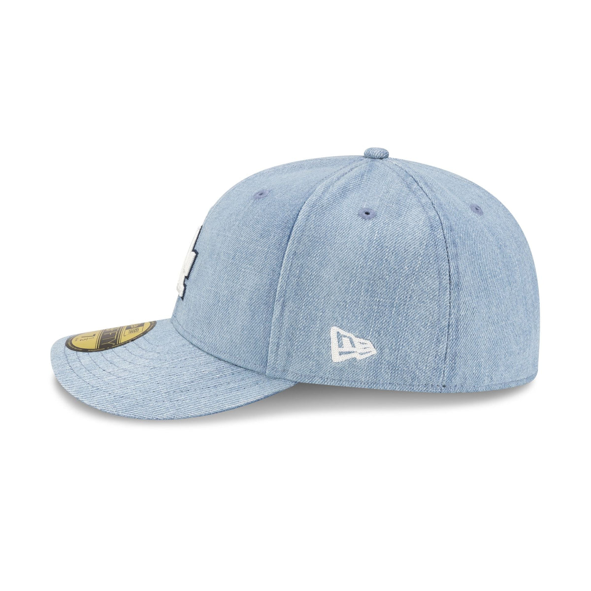 Los Angeles Dodgers Chainstitch Washed Denim 59FIFTY Fitted Hat