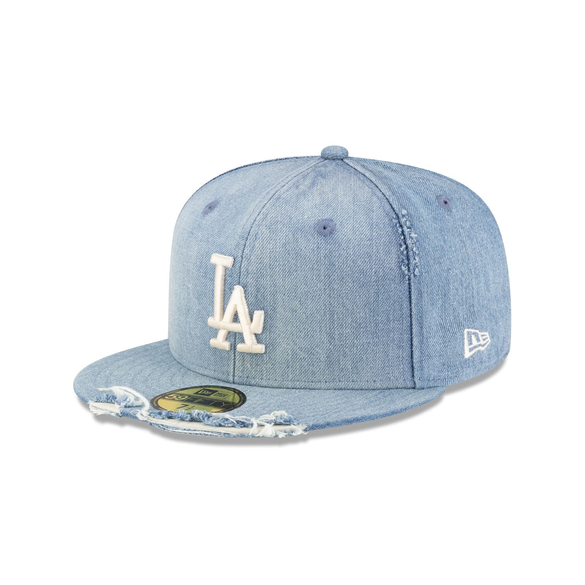 Los Angeles Dodgers Distressed Denim 59FIFTY Fitted Hat