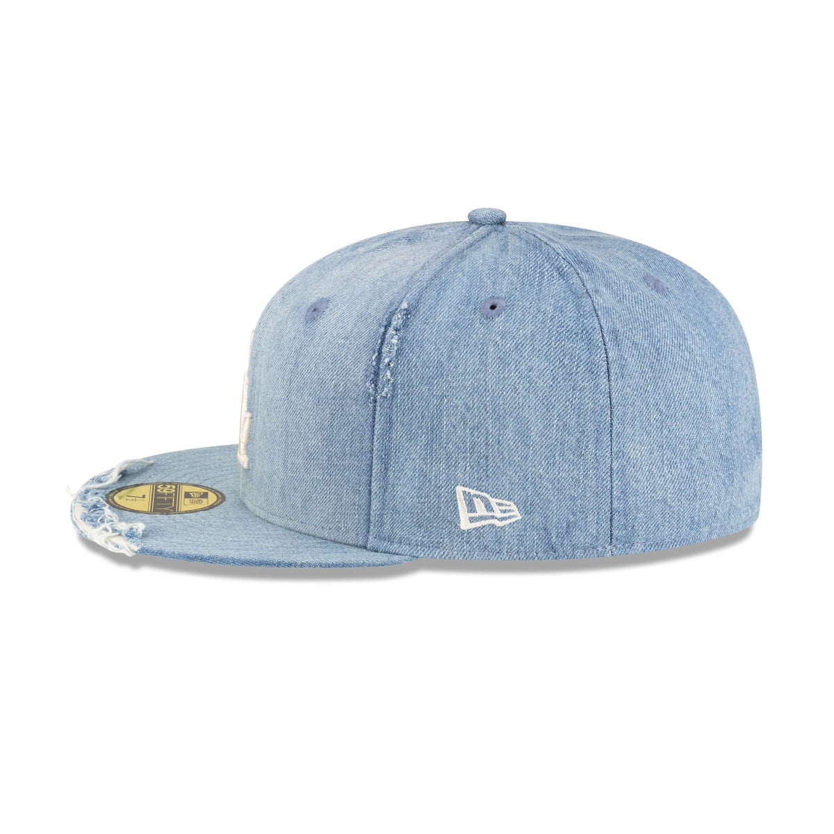 Los Angeles Dodgers Distressed Denim 59FIFTY Fitted Hat