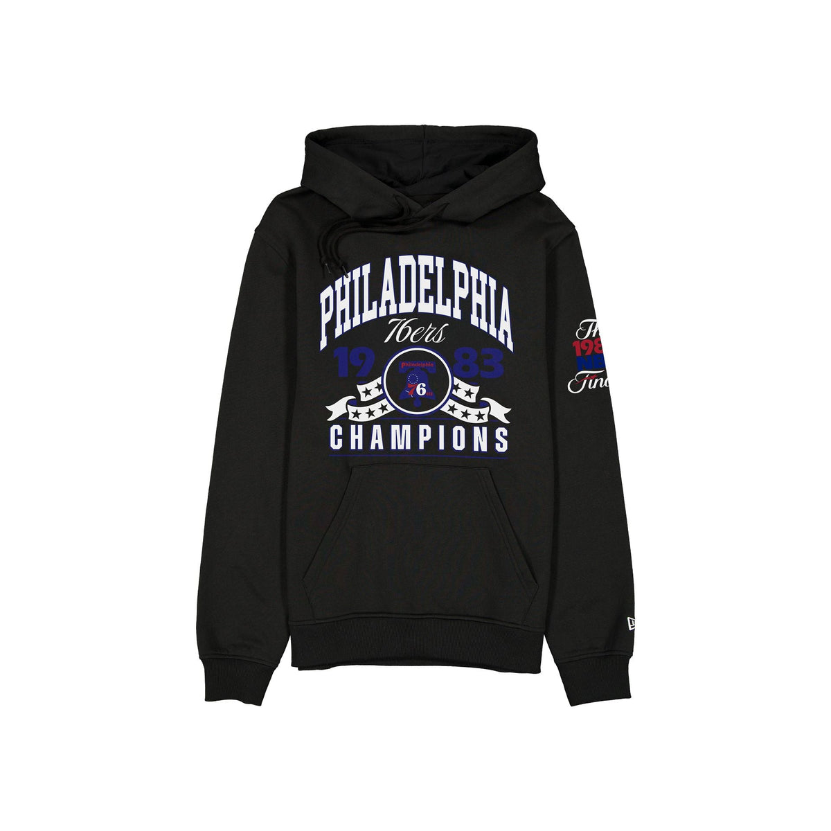 Philadelphia 76ers Hardwood Classics 1983 Champions Black Hoodie