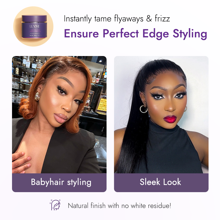 US Only | 1pc Edge Control Gel. 24h Long-Lasting Hold. for Flyaways and Sleek Styles