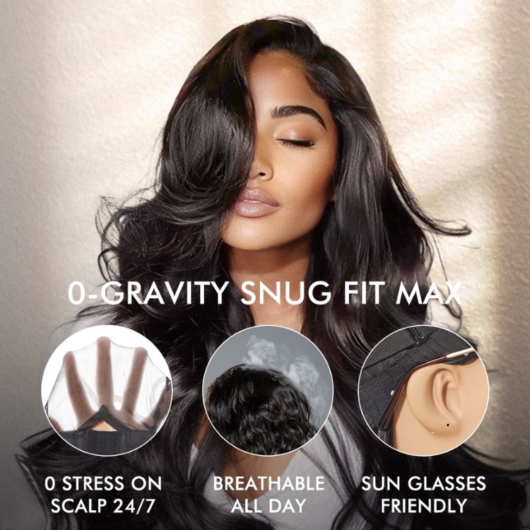 Luvme All-Day Comfort™ Wig Ombre Ginger Blunt Cut Bob Glueless Minimalist HD Lace Wig Pre-Cut Lace