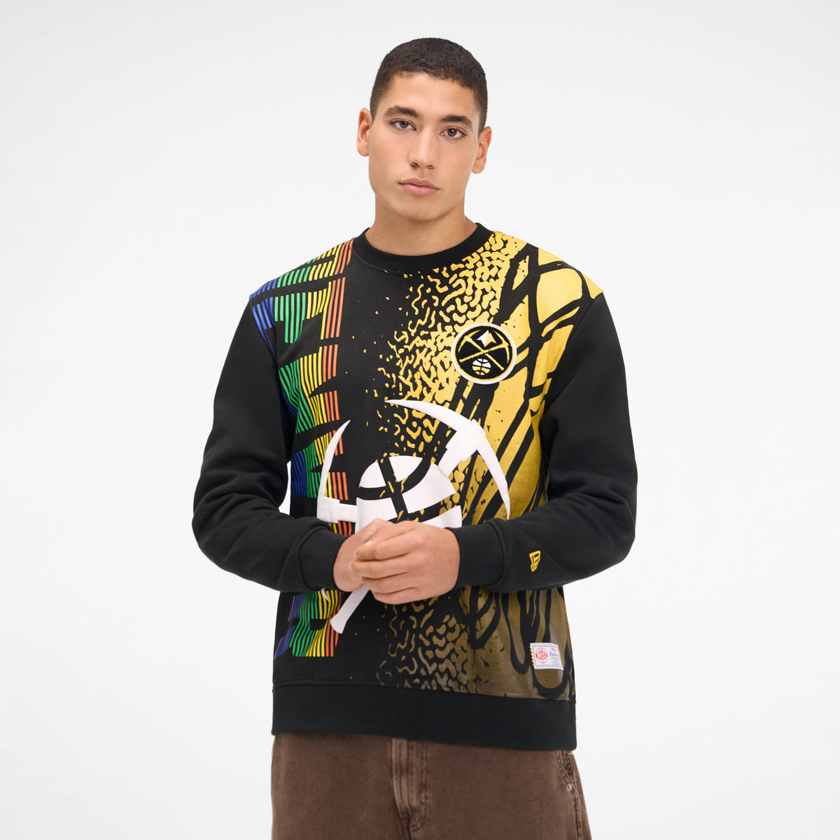 Dallas Mavericks 2025 City Edition Black Crewneck