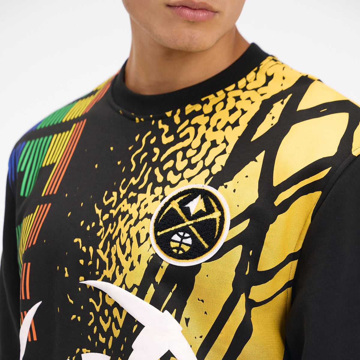 Los Angeles Lakers 2025 City Edition Black Crewneck