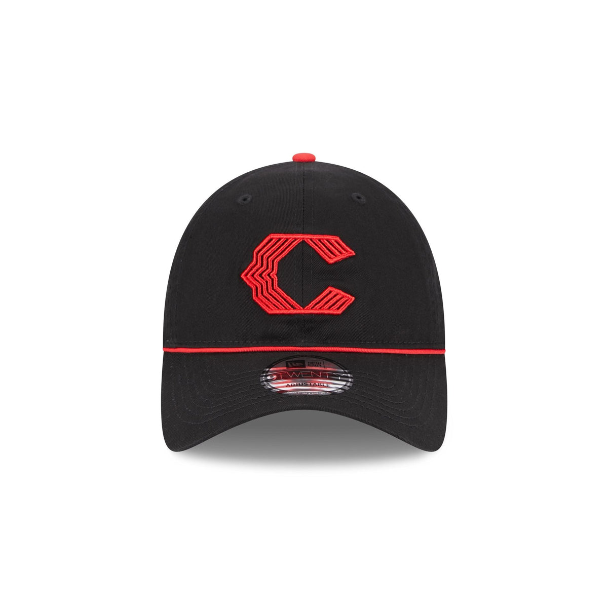 Cincinnati Reds 2026 City Connect Kids Black 9TWENTY Adjustable Hat