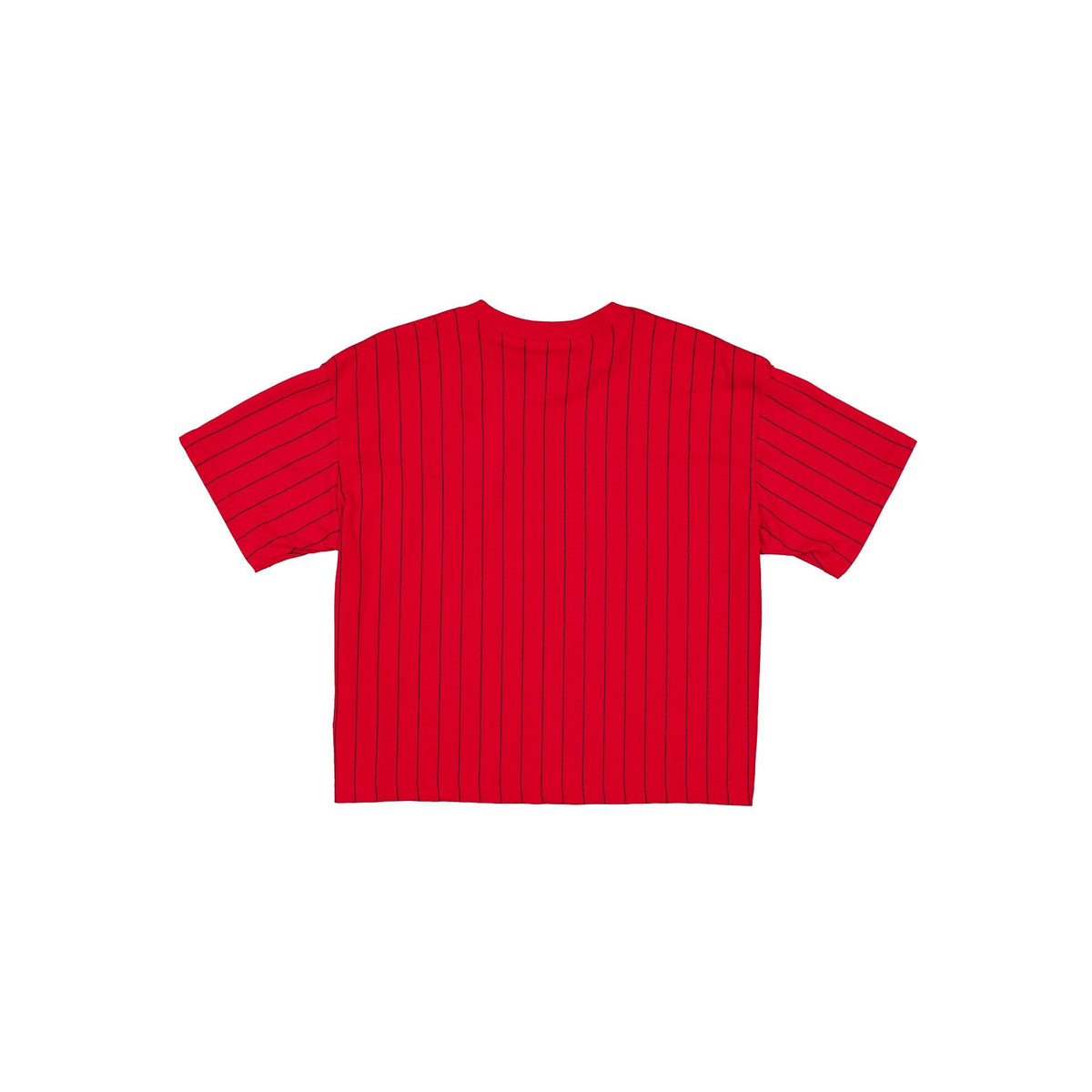 San Francisco 49ers Throwback Women's Cropped Pinstripe T-Shirt