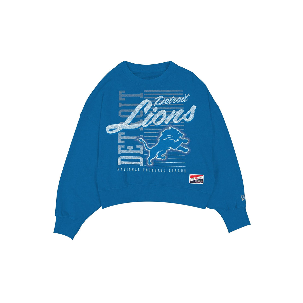 Detroit Lions Throwback Women's Washed Crewneck