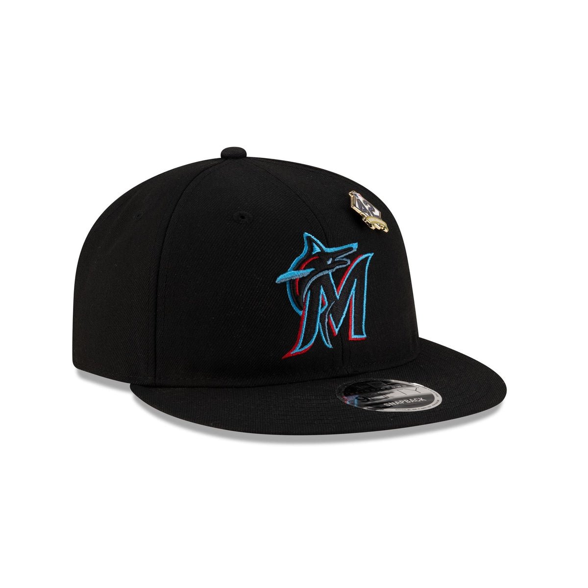 Miami Marlins Jackie Robinson Day 2025 Retro Crown 9FIFTY Snapback Hat