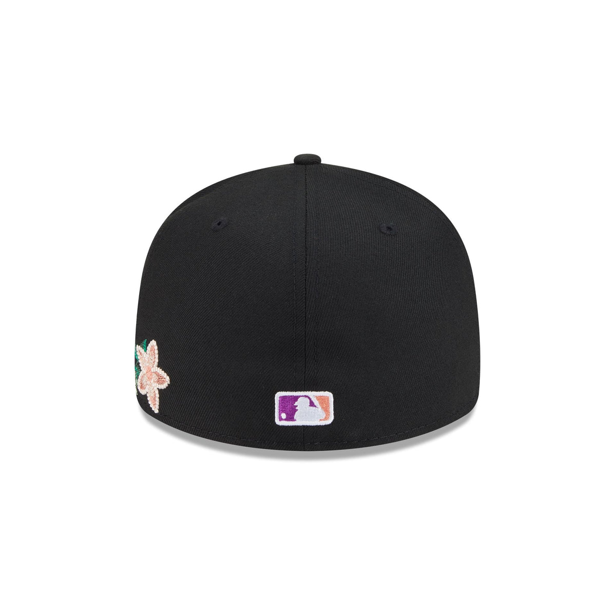 Chicago Cubs Tonal Florals Black 59FIFTY Fitted Hat