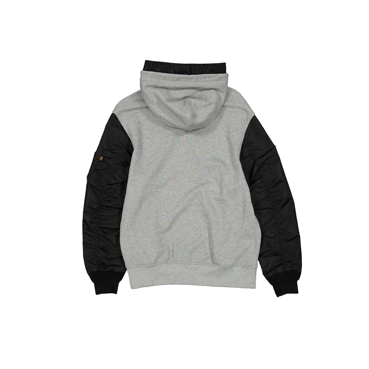 Alpha Industries x Las Vegas Raiders Gray MA-1 Full Zip Fleece Jacket