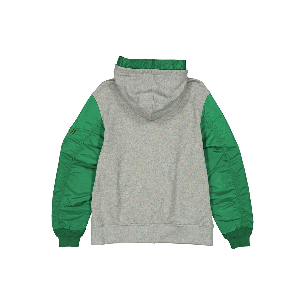 Alpha Industries x Boston Celtics Gray MA-1 Full Zip Fleece Jacket