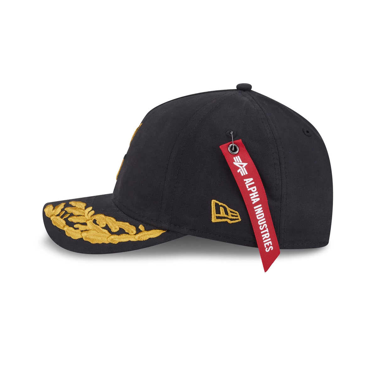 Alpha Industries x Seattle Mariners Black 9FORTY M-Crown A-Frame Snapback Hat