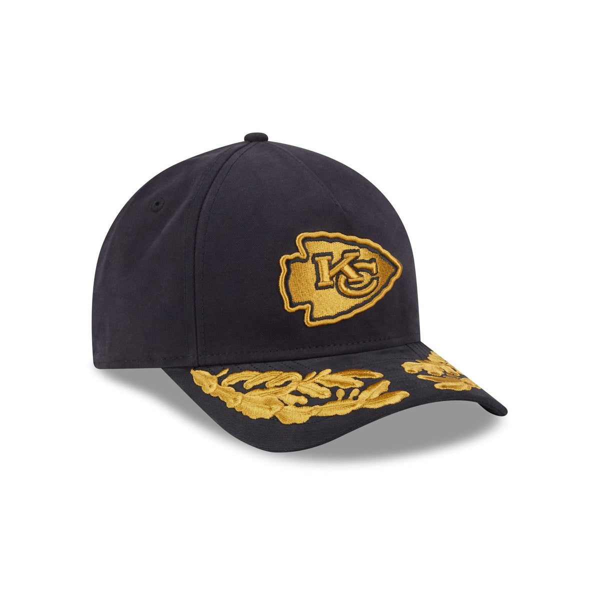 Alpha Industries x Kansas City Chiefs Black 9FORTY M-Crown A-Frame Snapback Hat