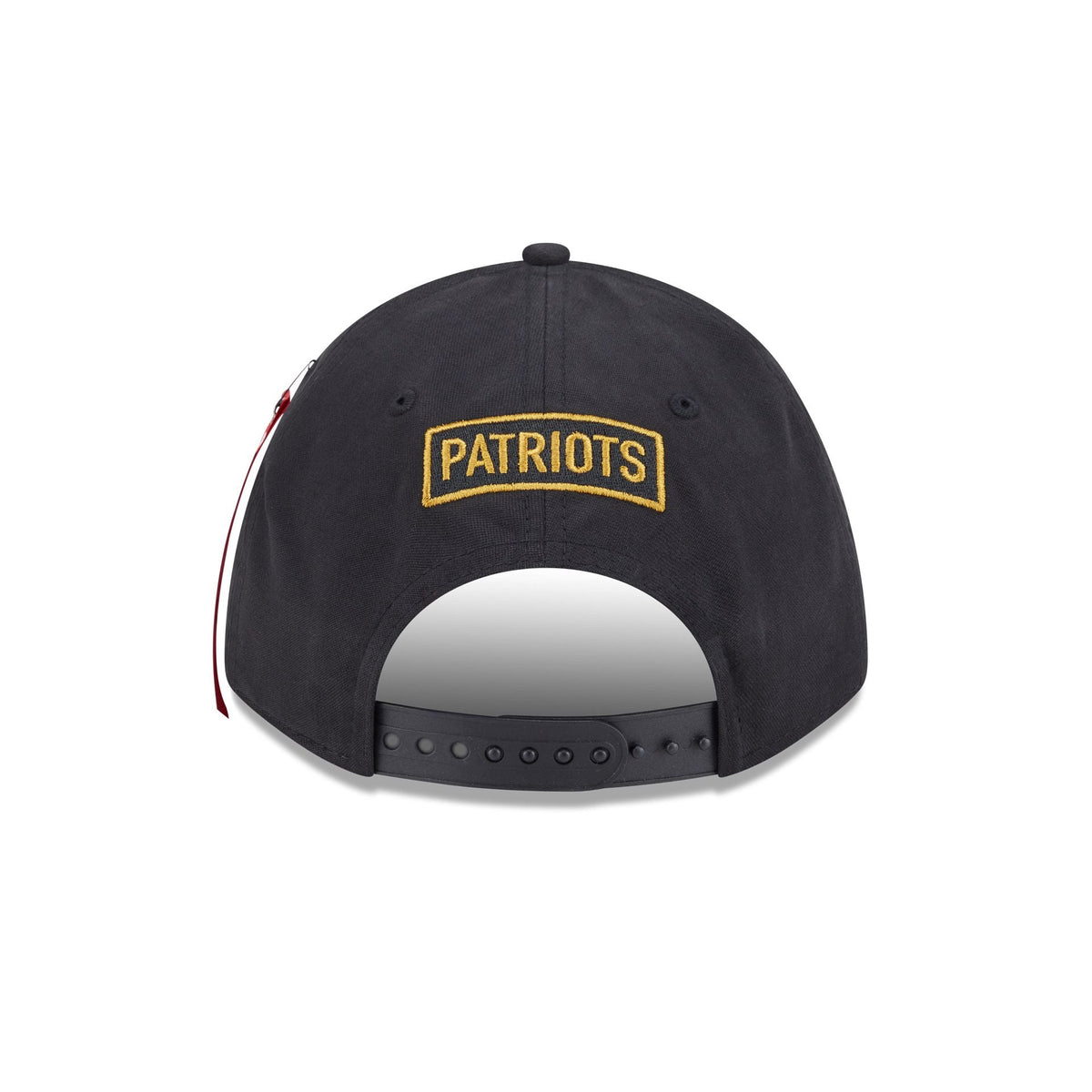 Alpha Industries x New England Patriots Black 9FORTY M-Crown A-Frame Snapback Hat