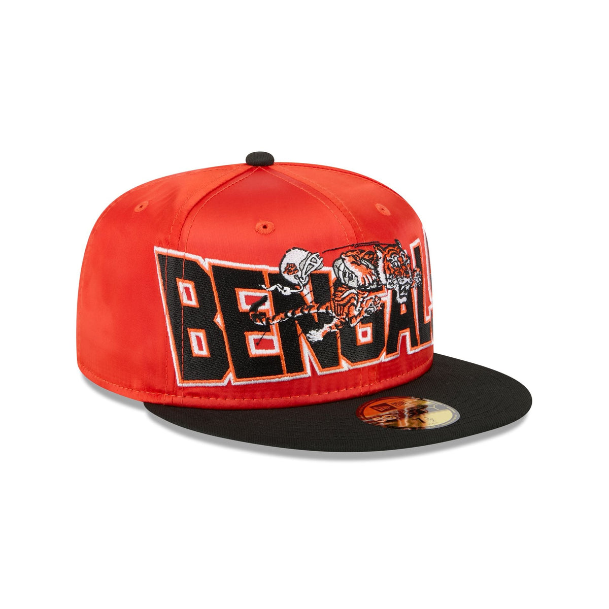 Cincinnati Bengals Bold Satin 59FIFTY Fitted Hat