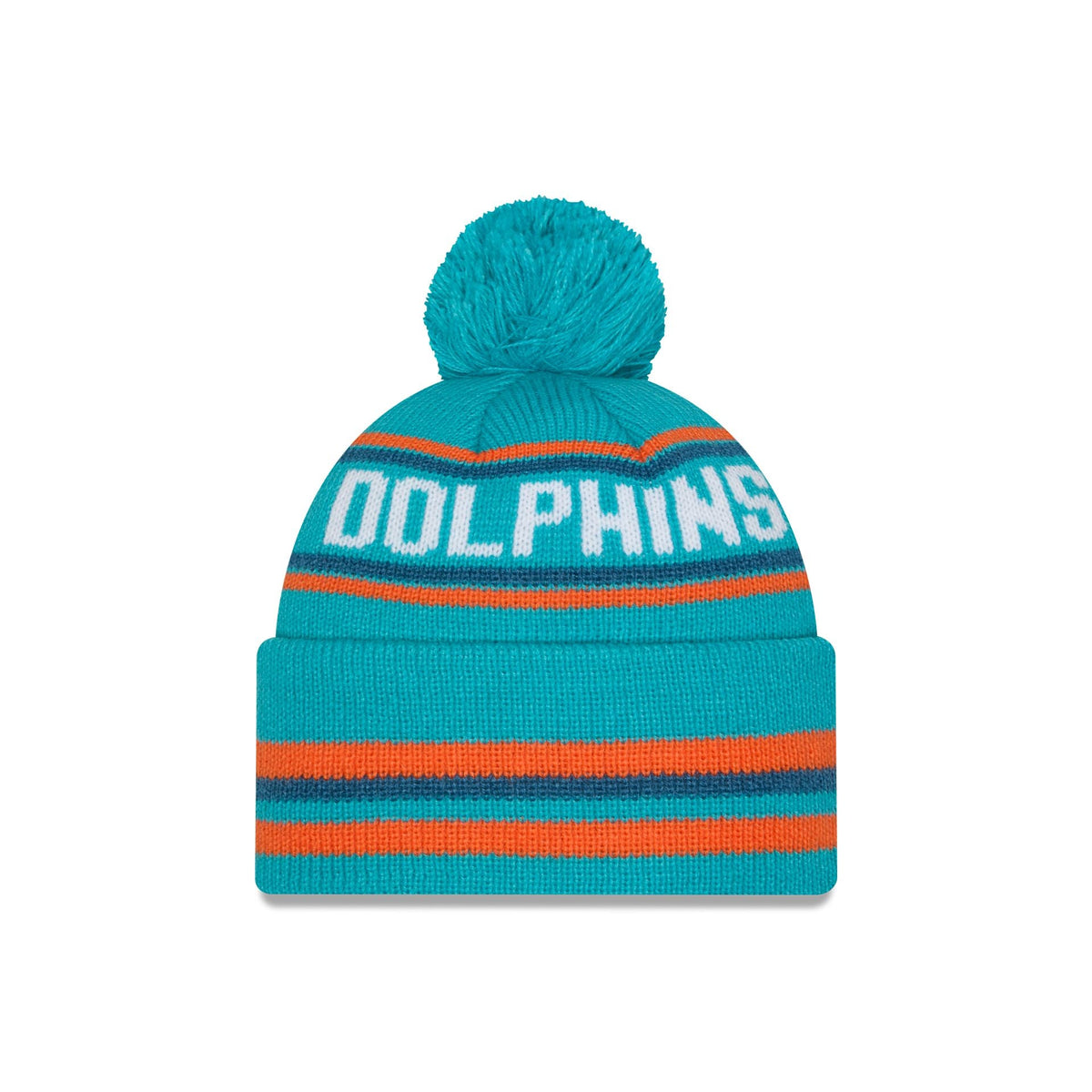 Miami Dolphins Classic Pom Knit Hat