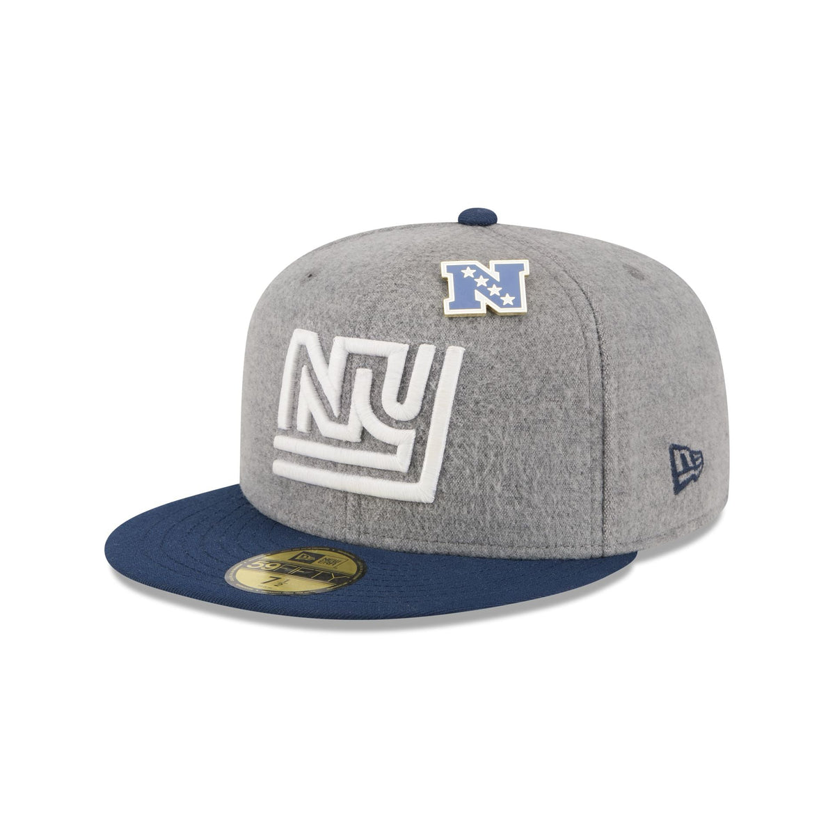 New York Giants Heather Gray Wool 59FIFTY Fitted Hat