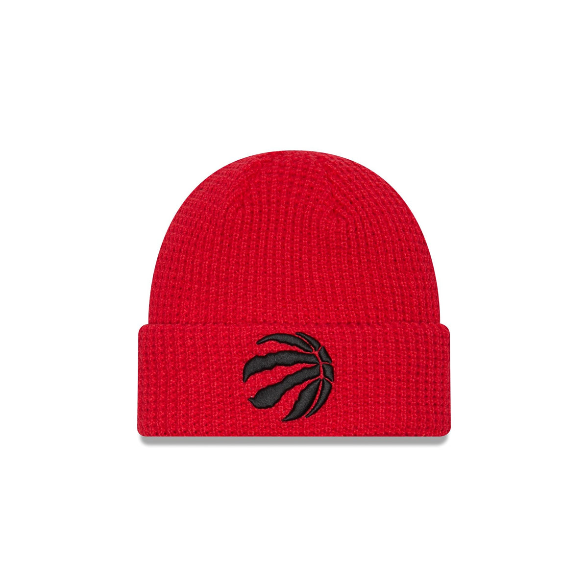 Toronto Raptors Waffle Stitch Knit Beanie Hat