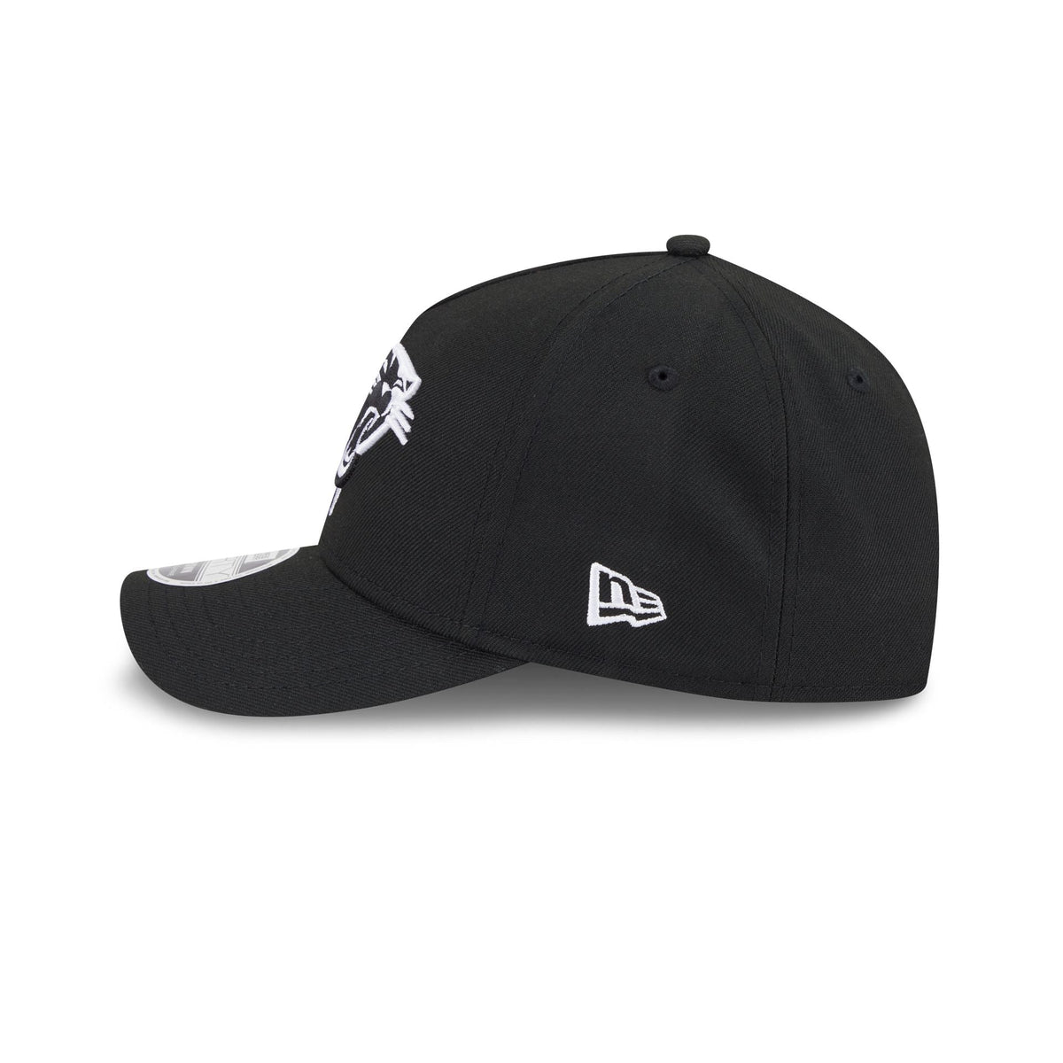 Carolina Panthers Black & White 9FORTY M-Crown A-Frame Snapback Hat