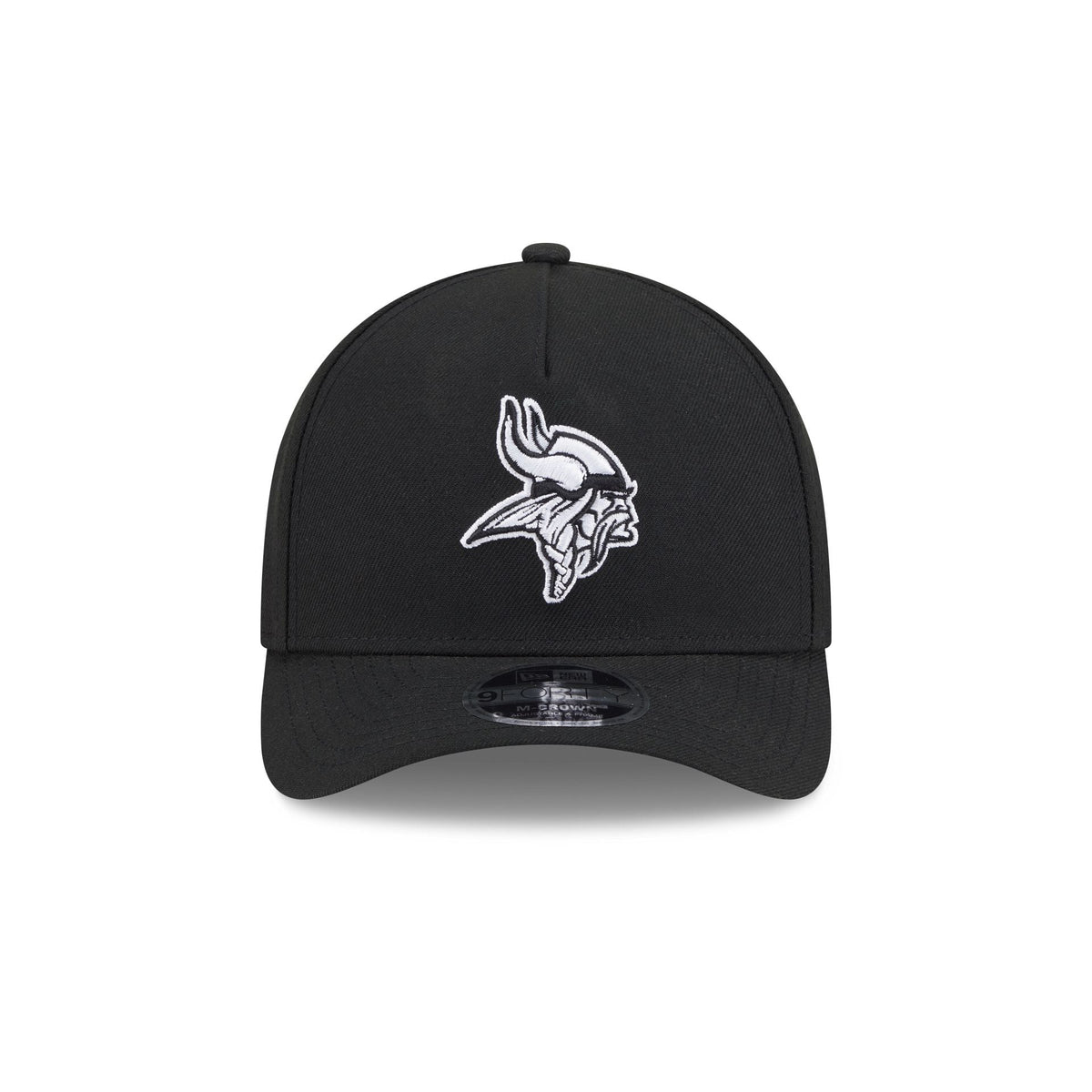 Minnesota Vikings Black & White 9FORTY M-Crown A-Frame Snapback Hat