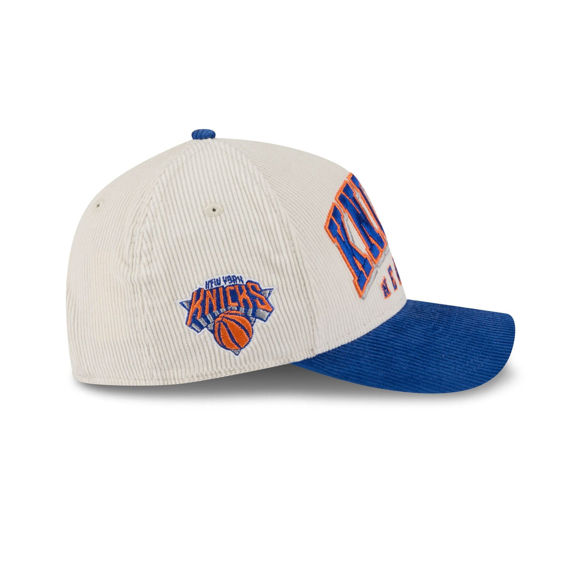 New York Knicks Stacked Corduroy 9FORTY M-Crown A-Frame Snapback Hat