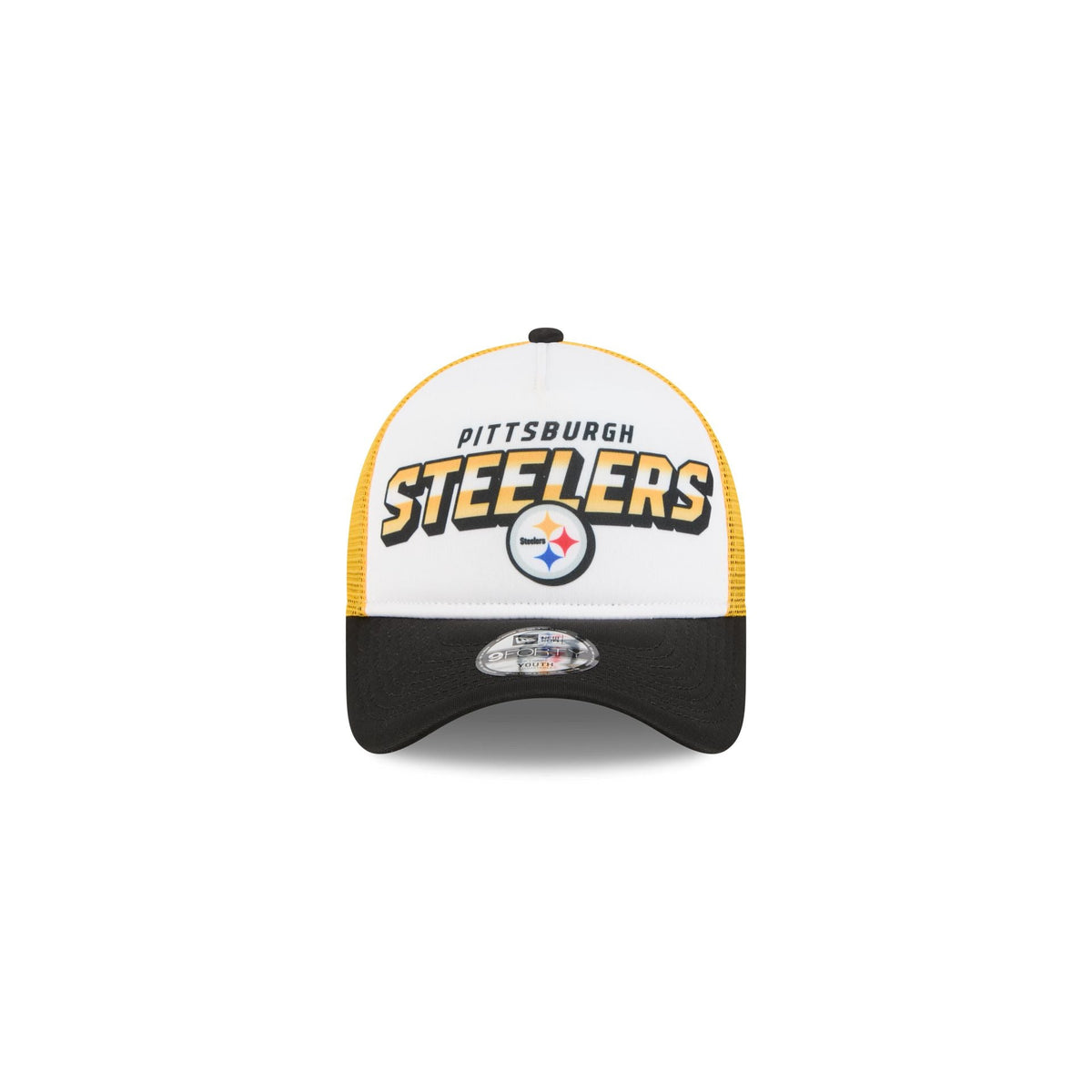Pittsburgh Steelers Shine Kids 9FORTY A-Frame Trucker Hat