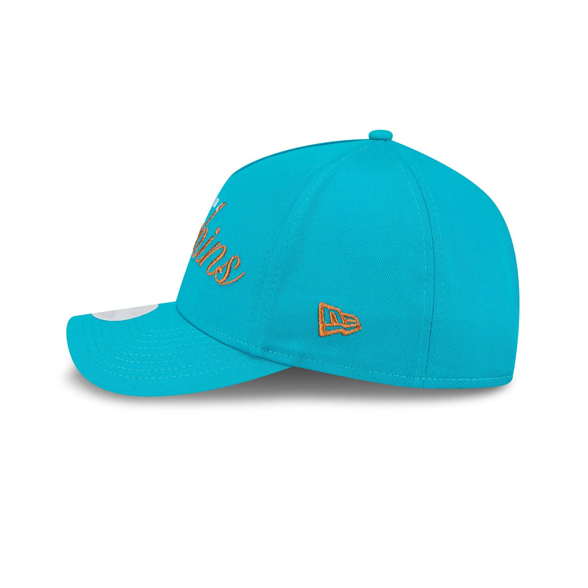 Miami Dolphins Metallic Women's 9FORTY M-Crown A-Frame Snapback Hat