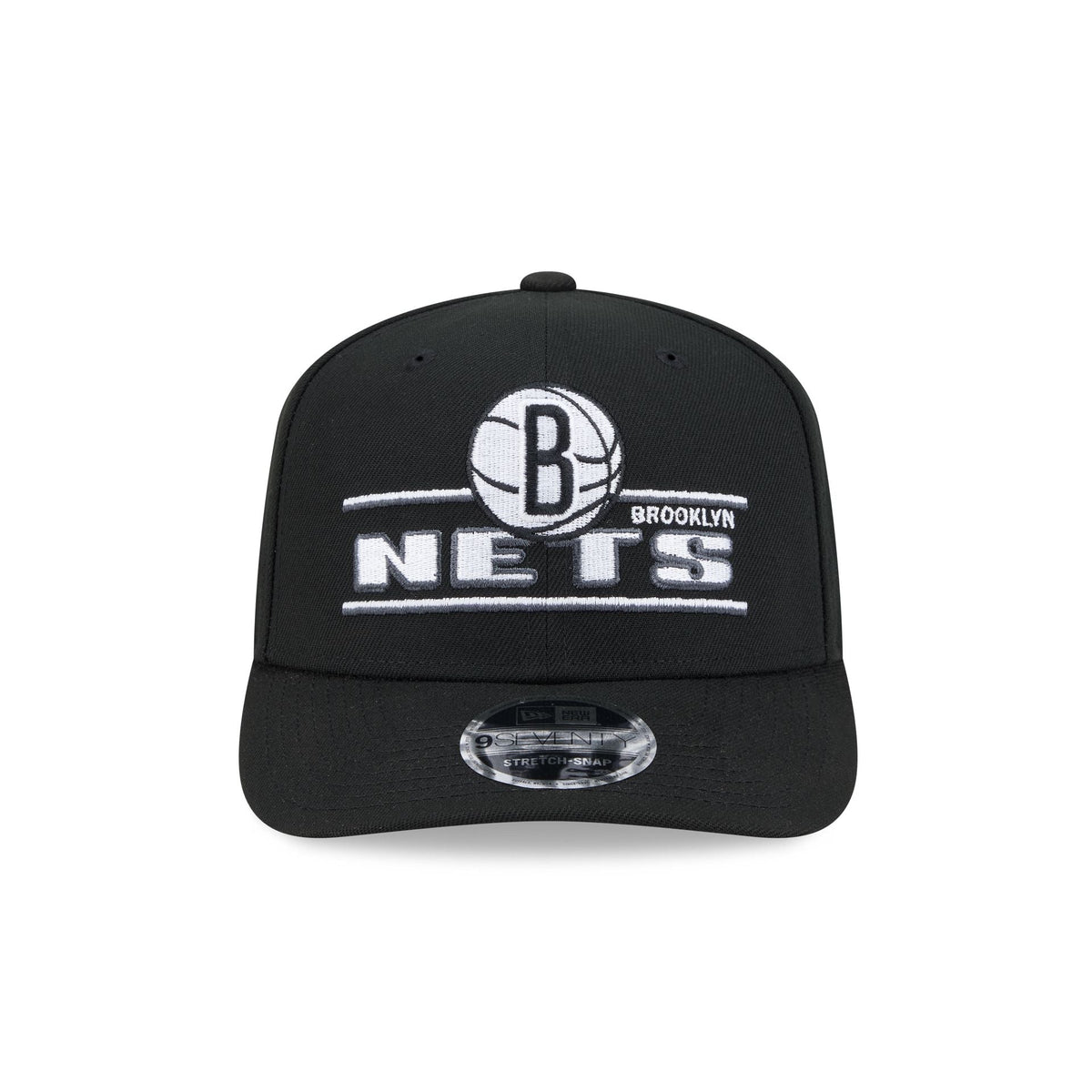 Brooklyn Nets Stated 9SEVENTY Stretch-Snap Hat
