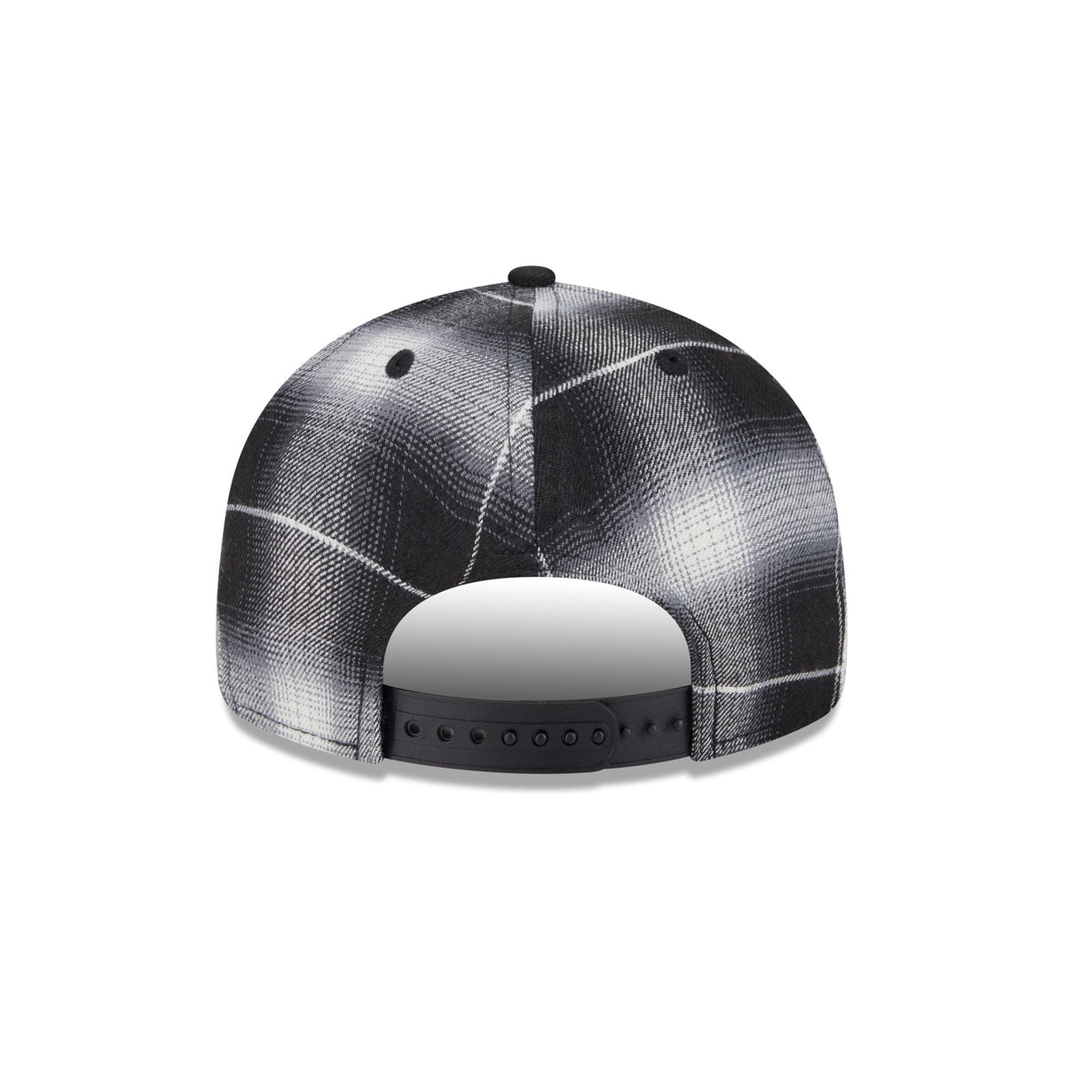 Detroit Tigers Black and White Plaid Retro Crown 9FIFTY Snapback Hat