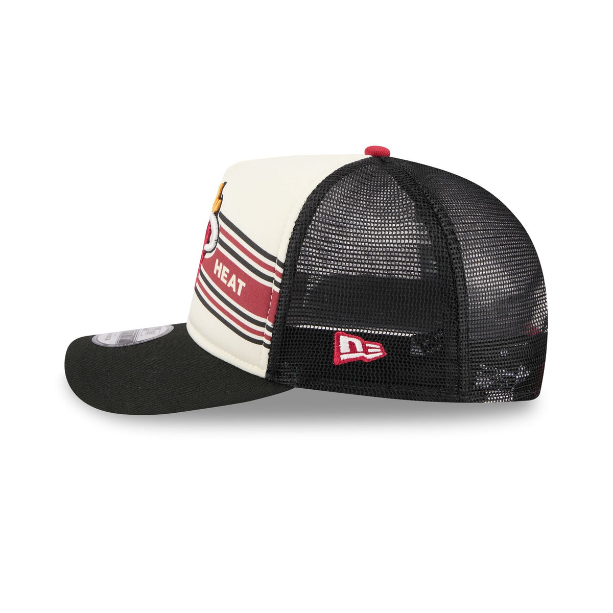 Miami Heat Banner 9FIFTY A-Frame Trucker Hat