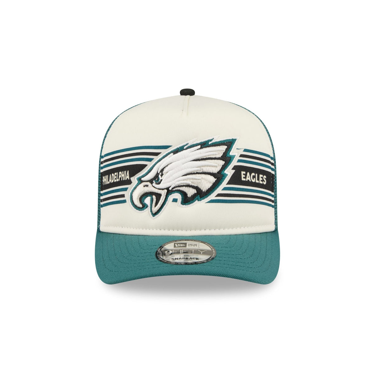Philadelphia Eagles Banner 9FIFTY A-Frame Trucker Hat