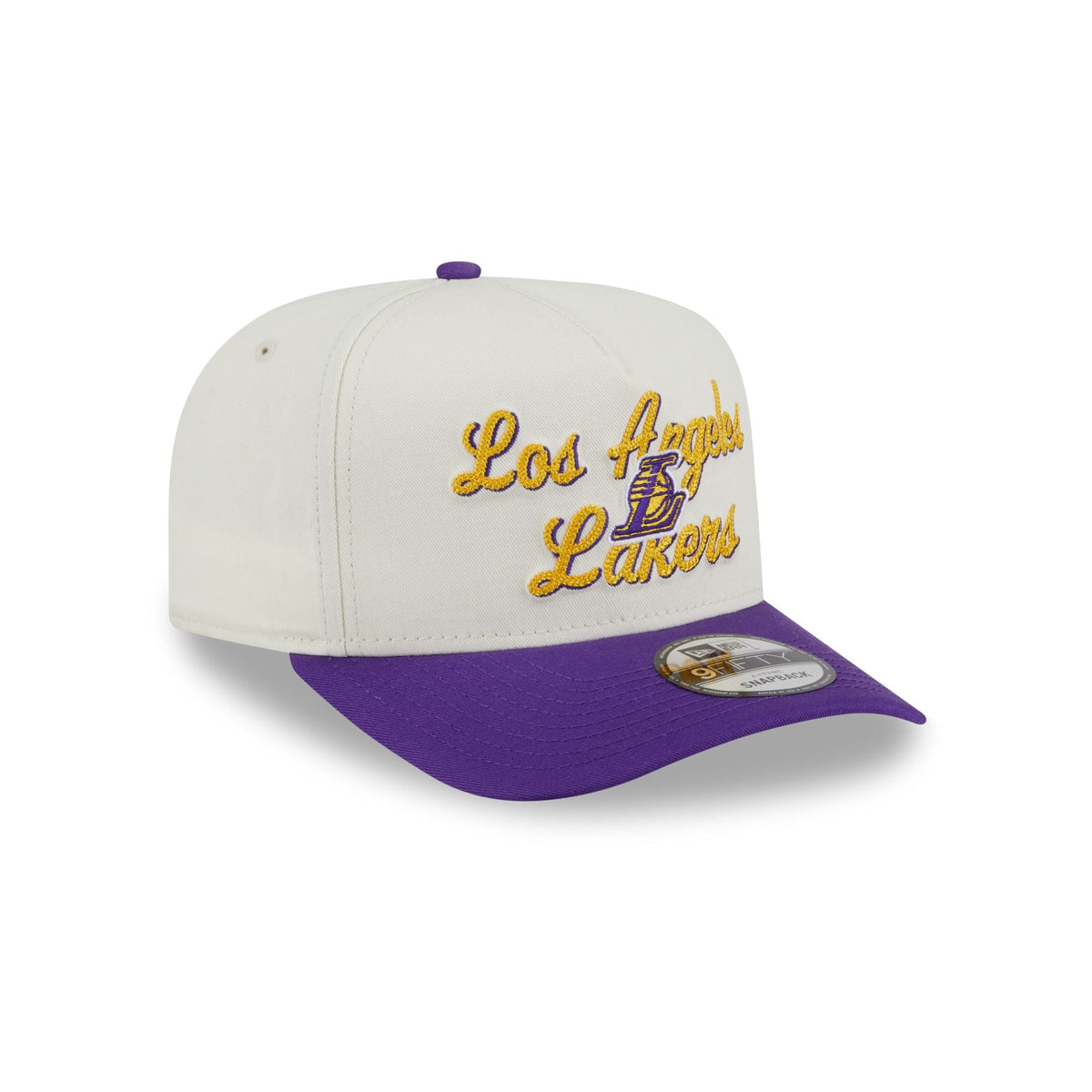 Los Angeles Lakers Chainstitch 9FIFTY A-Frame Snapback Hat