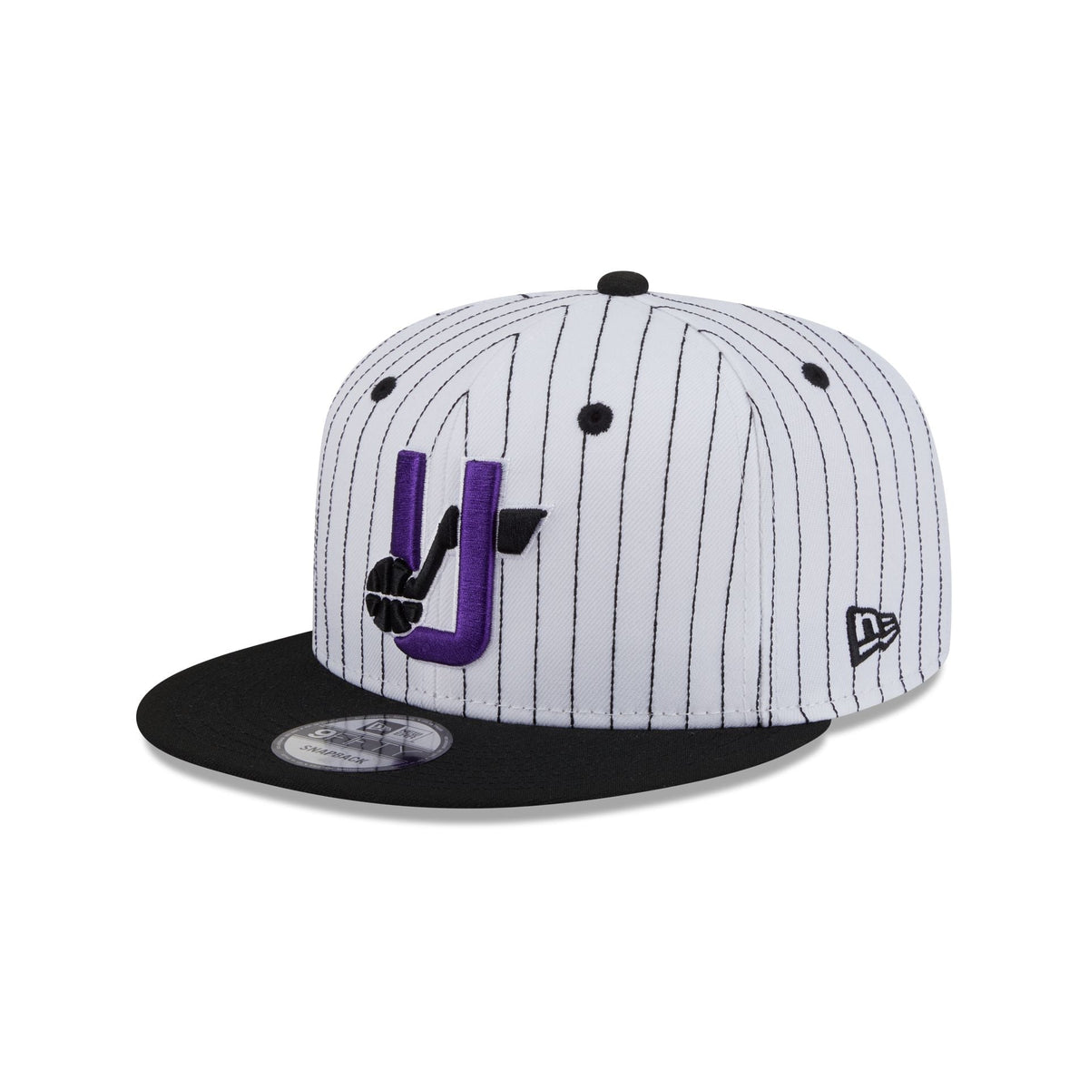 Utah Jazz Deceptor Pinstripe 9FIFTY Snapback Hat