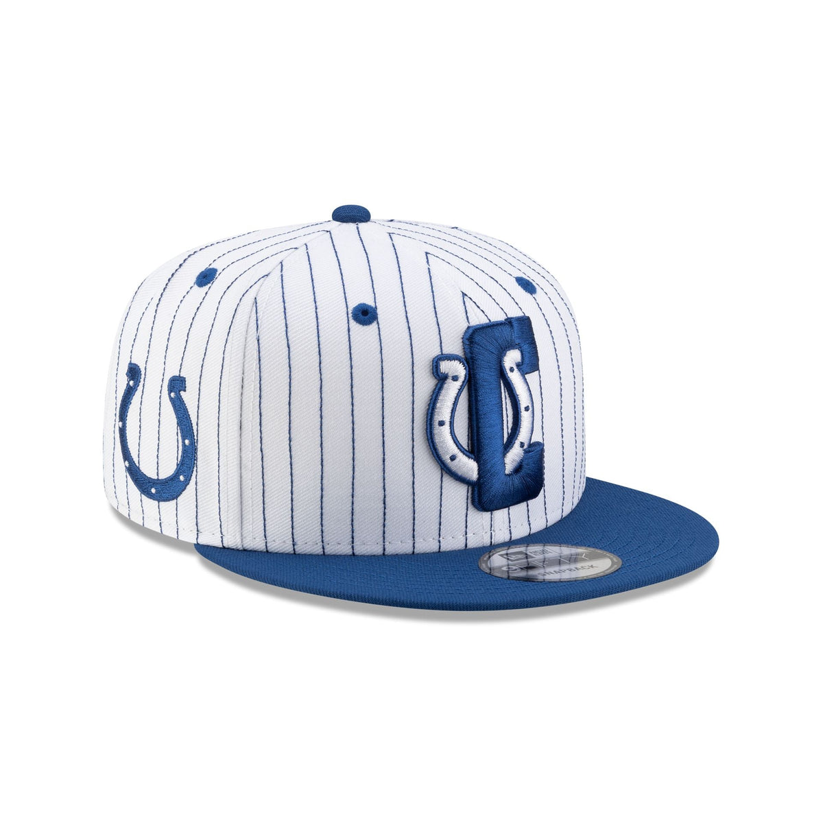 Indianapolis Colts Deceptor Pinstripe 9FIFTY Snapback Hat
