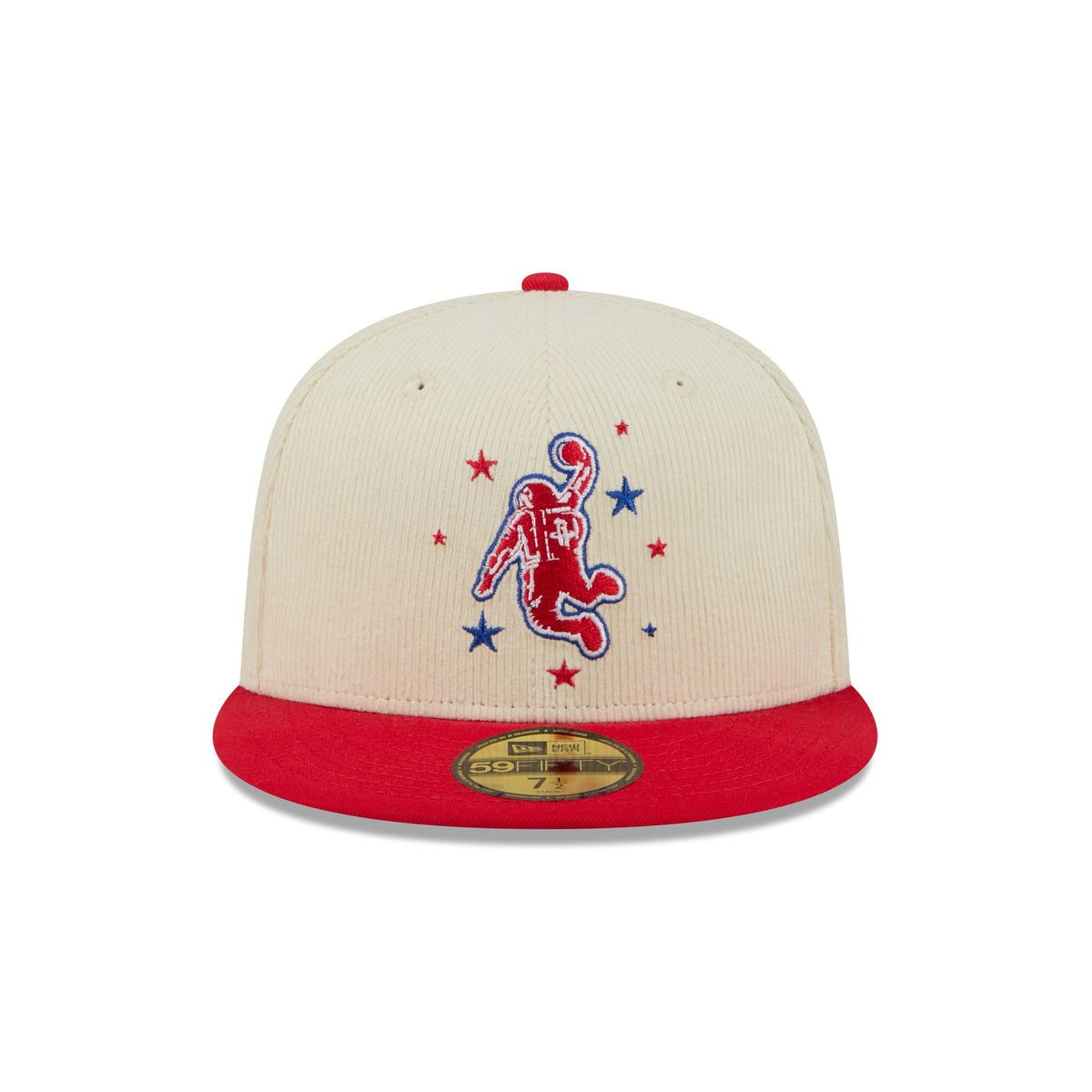 Houston Rockets 2025 City Edition Chrome White Corduroy 59FIFTY Fitted Hat