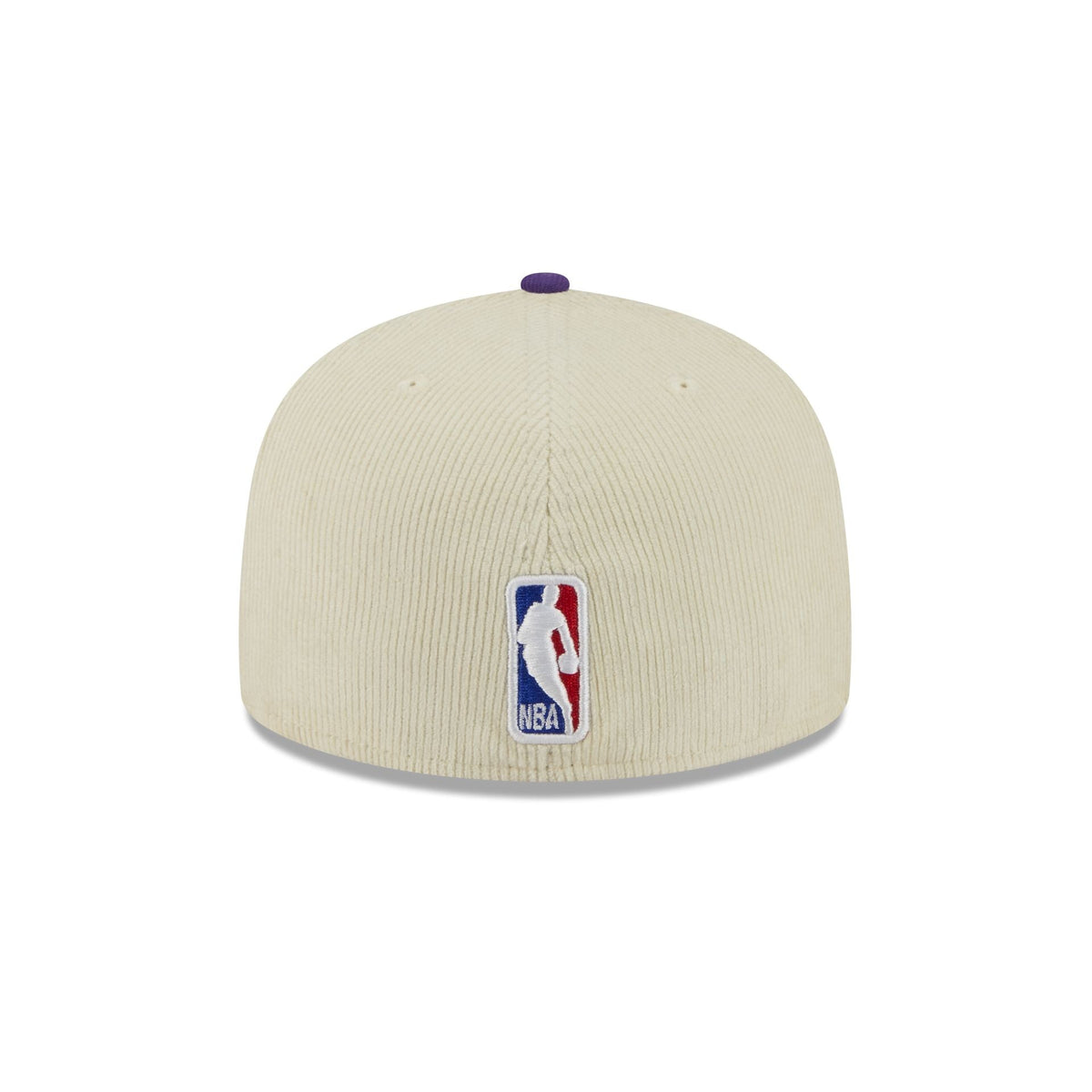 Los Angeles Lakers 2025 City Edition Chrome White Corduroy 59FIFTY Fitted Hat