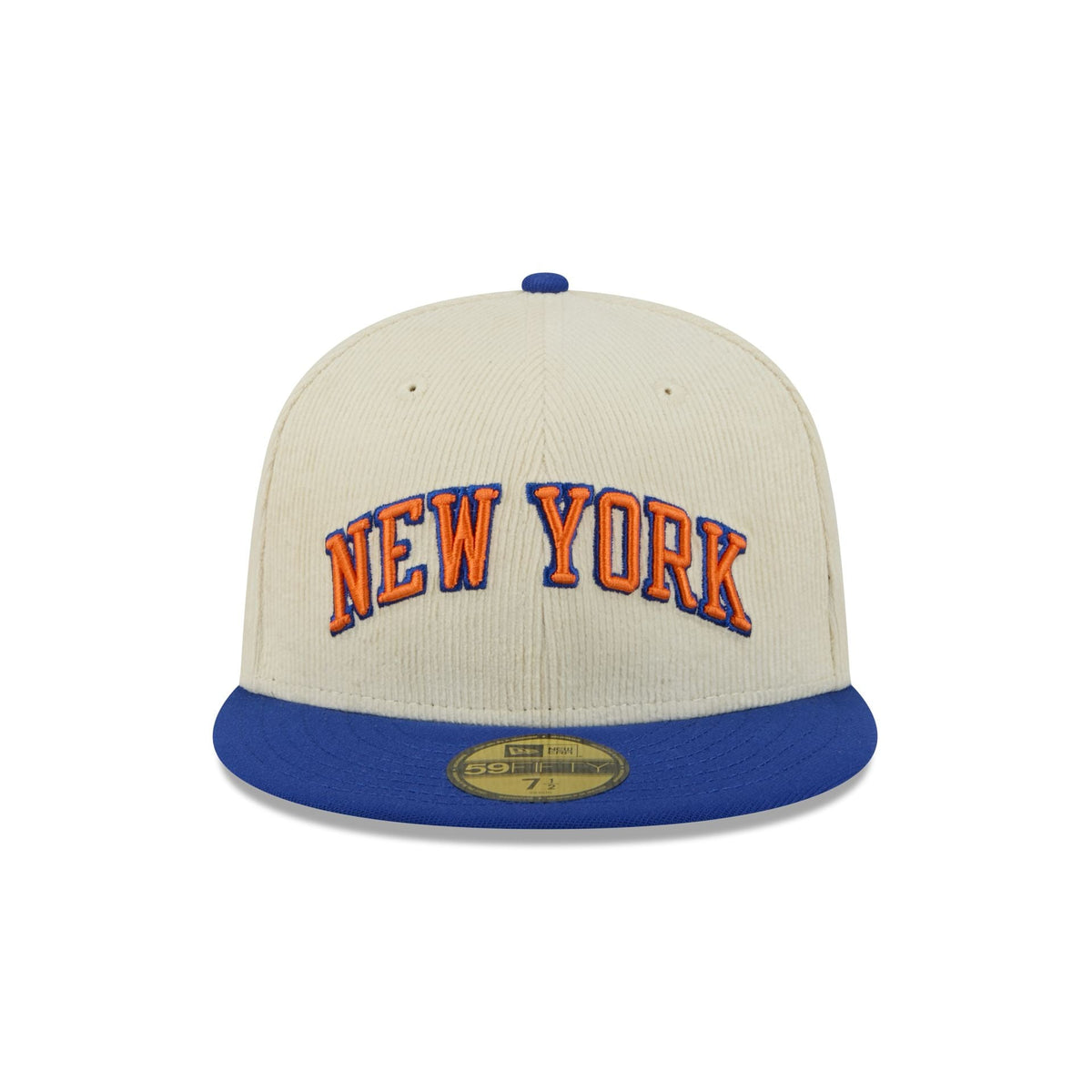 New York Knicks 2025 City Edition Chrome White Corduroy 59FIFTY Fitted Hat